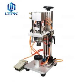 LTX-80 13/15/18/20MM PNEUMATIC PERFUME BOTTLE CAPPING MACHINE