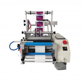  LT-190III Wine Double Side Sticker Round Water Semi-automatic Digital Bottle Labeling Printing Machine