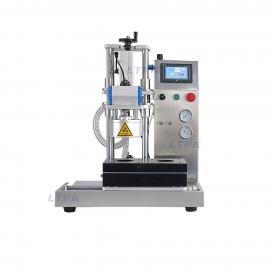 LT-10 Small Semi-automatic Desktop Vacuum Capping Machine Chili Sauce Glass Bottle Jars Can Metal Lid Cap Sealer Cosing Machine