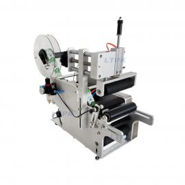 LT-80 Pneumatic Tabletop Semi-automatic Small Plastic Round Bottle Labeling Machine Printing Auto Sticker Labeler Machines