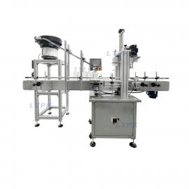 LT-CZJ60A Automatic Pet Plastic Bottle Jar Capping Machines With Cap Vibratory Feeder