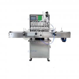 LT-VMP8H Vertical 8 Head 6L Magnetic Pump Filling Machine Plastic Bottles Oil Eye Drops Sport Drink Non Granular Liquids Filler