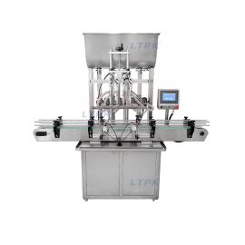 LT-QZDG4  Automatic 4 Heads Servo Piston Pump Quantitative Shampoo Cosmetic Bottle Liquid Filling Machine