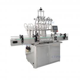 LT-QZDY6 6 Heads Automatic Liner Piston Liquid Filling Machine Oil Beverage Filling Equipment Juice Water Bottling Machine